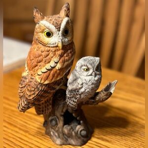 Lenox Screech Owls Fine Porcelain Owls Vintage 1991 - Lenox